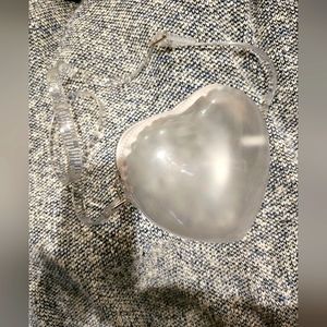Clear Heart Purse